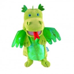 Marioneta dragón verde