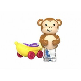 Zoomigos mono con coche banana